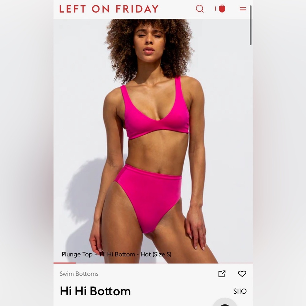 Left on Friday Hi Hi bikini bottoms